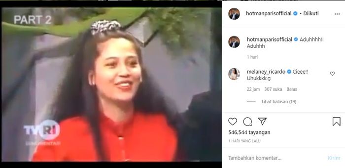 Hotman Maris ramai diledek netizen gagal move on usai pamer video jadul Merriam Bellina saat masih muda