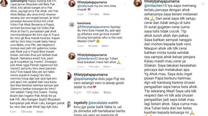 Pengakuan adik Ahok soal perceraian sang kakak dan Veronica Tan