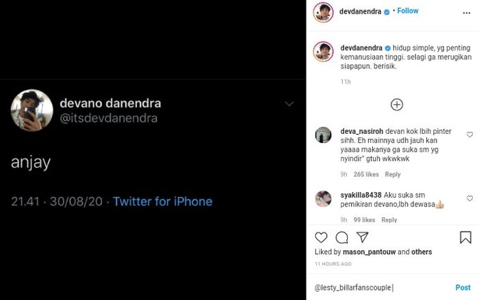 Unggahan Devano