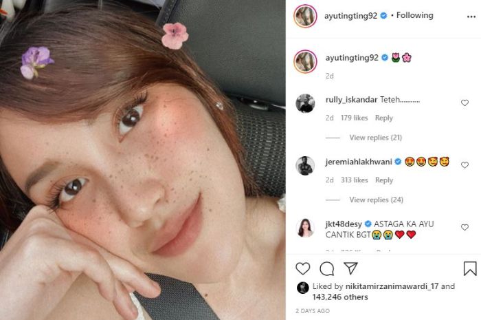 Ayu Ting Ting pake filter
