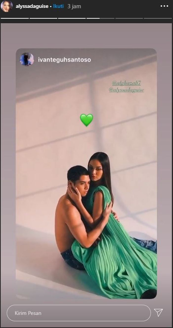 Instagram story Alyssa Daguise