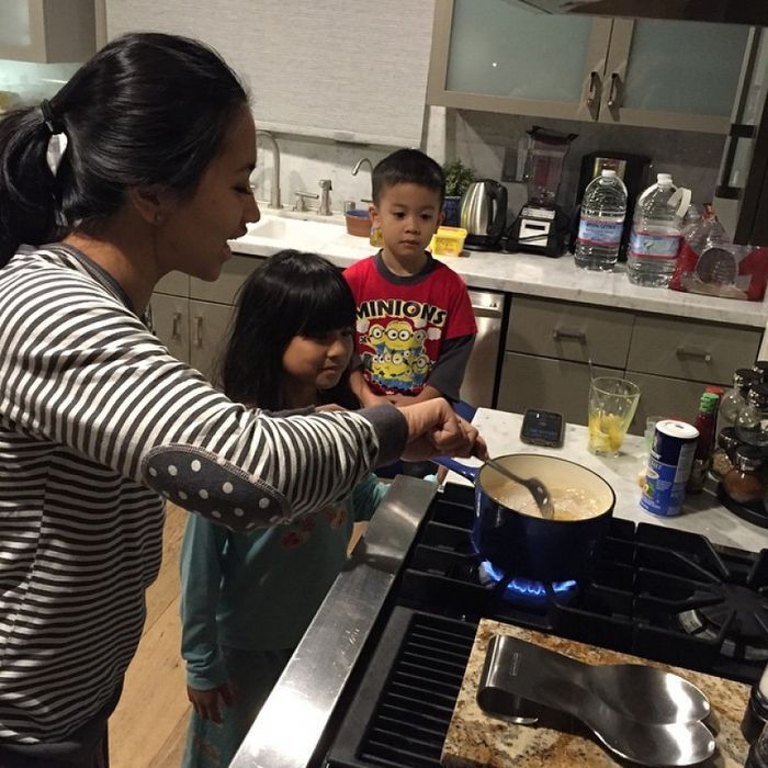 Dapur di rumah Taufik