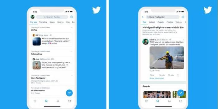 Ilustrasi.  Postingan di Twitter