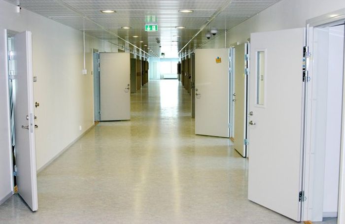 Bagian dalam penjara Halden.