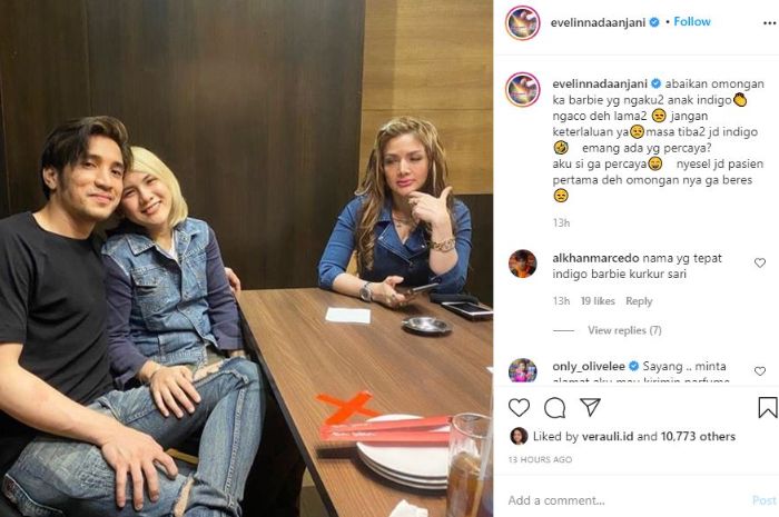 Evelyn Nada Anjani mengaku menyesal telah menjadi pasien pertama Barbie Kumalasari.