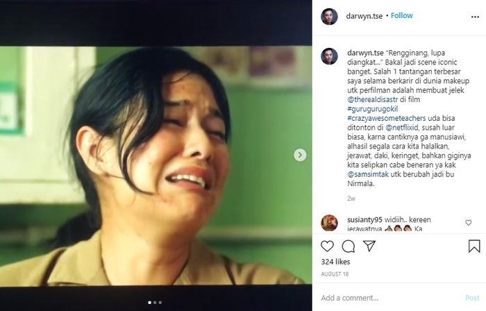 Dituntut bikin <a href='https://kupang.tribunnews.com/tag/dian-sastro' title='Dian Sastro'>Dian Sastro</a> jadi jelek demi film, make up artis ini malah ngaku kewalahan.