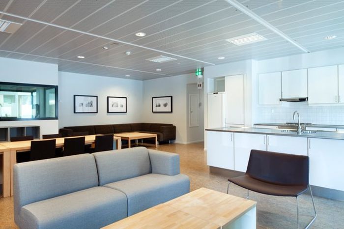 Ruangan umum di penjara Halden.