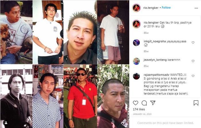 Postingan Rio Tengker