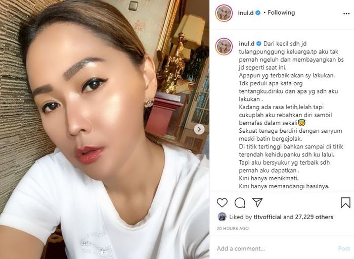 Unggahan Inul Daratista