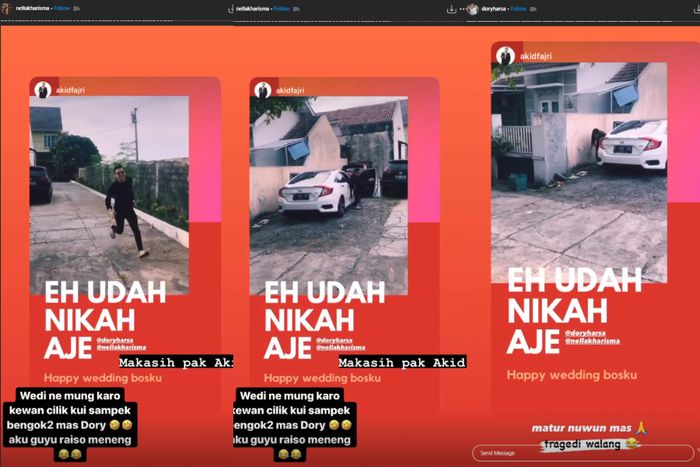 Nella Kharisma bongkar kelemahan Dory Harsa (Instagram)
