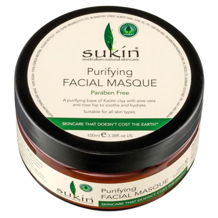 Rekomendasi Clay Mask Terbaik: Sukin Purifying Facial Masque