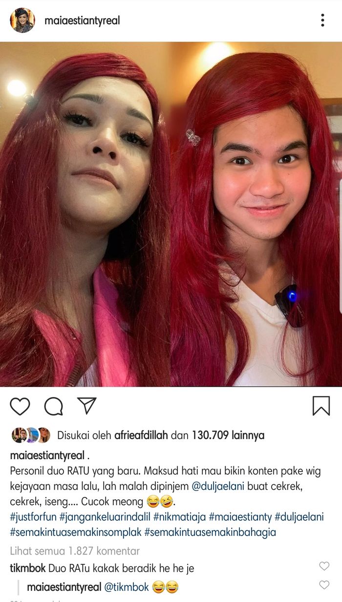 Maia Estianty umumkan personel Duo Ratu yang baru
