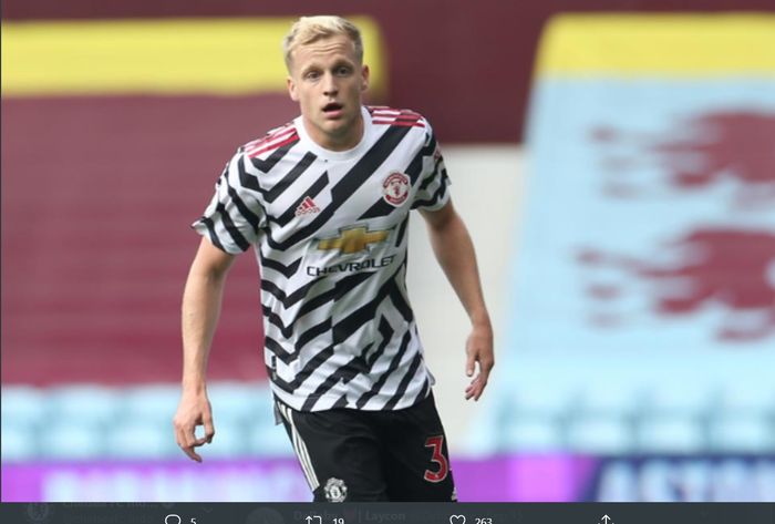 Gelandang baru Manchester United, Donny van de Beek.