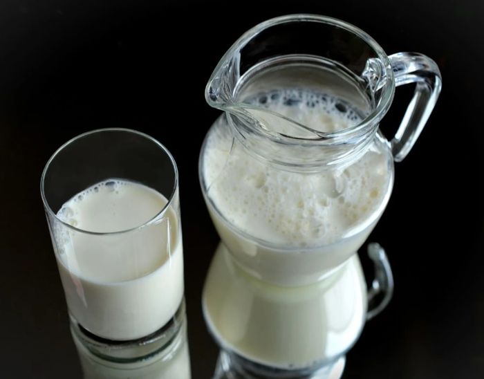 Ilustrasi susu basi