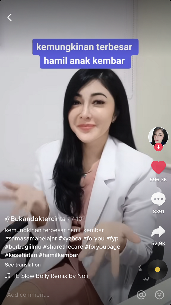 Viral di TikTok 3 Kunci Tokcer Bisa Hamil Anak Kembar, Salah 