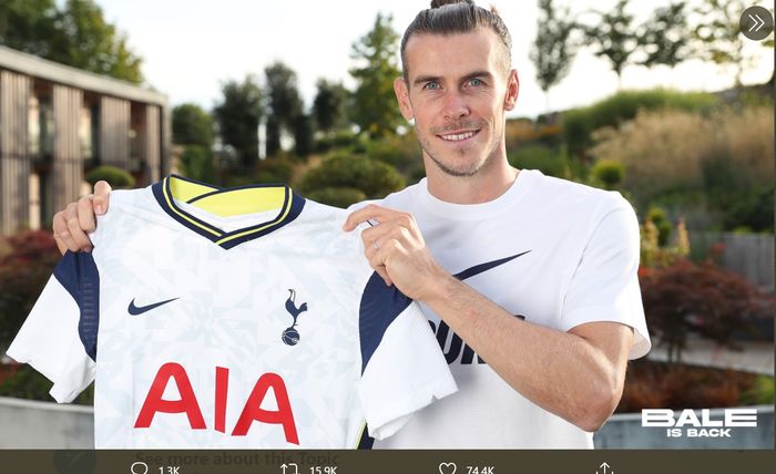 Gareth Bale, resmi balik ke Tottenham Hotspur setelah dipinjam dari Real Madrid.