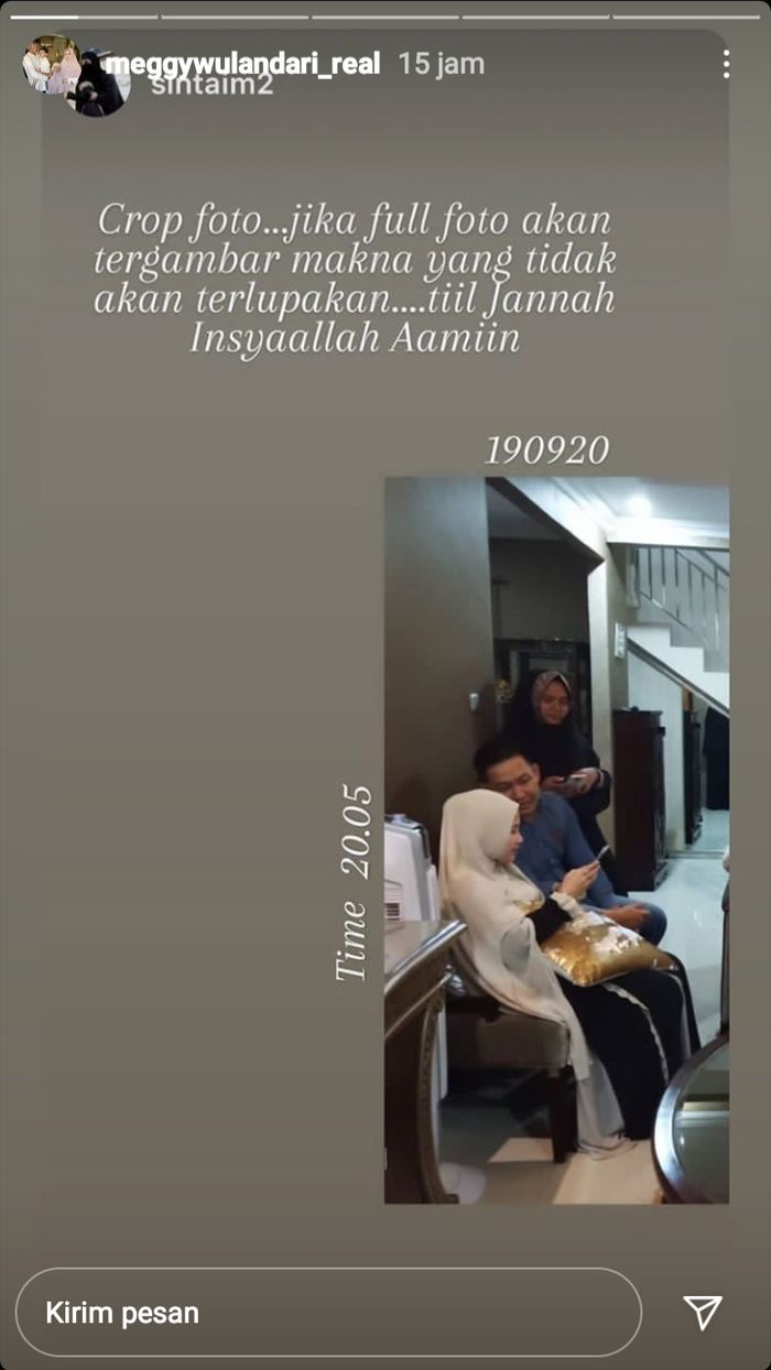 Doa dari sahabat Meggy Wulandari