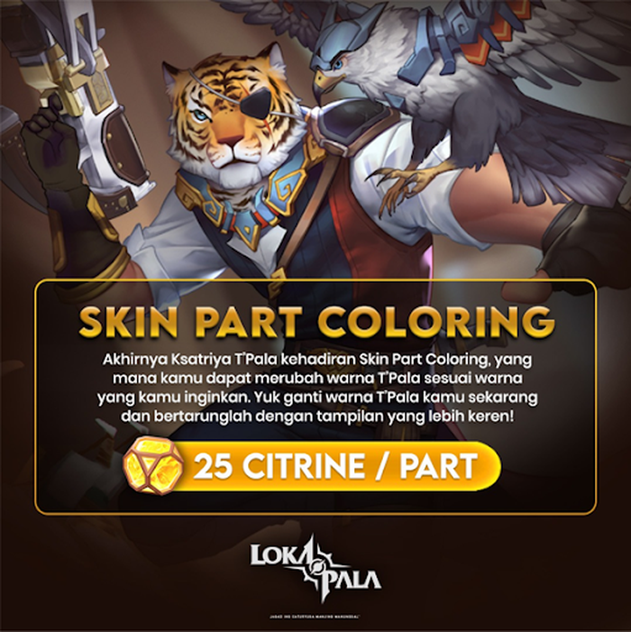 Skin part Coloring, T'Pala and Binara