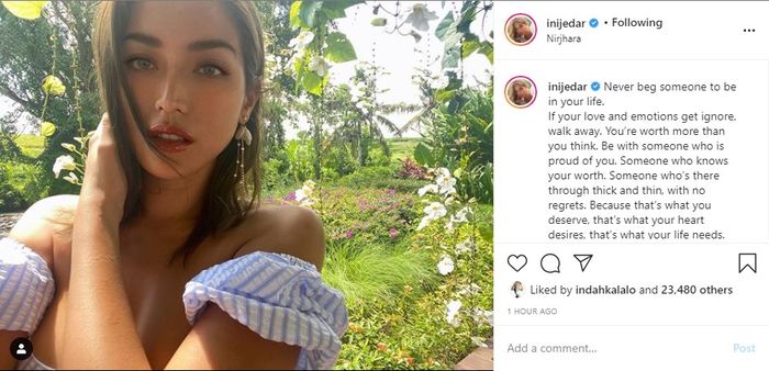 Unggahan Jessica Iskandar