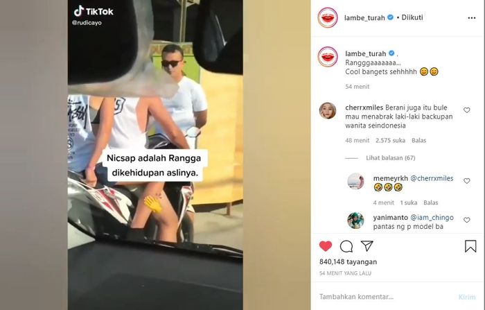 aksi keren Nicholas Saputra
