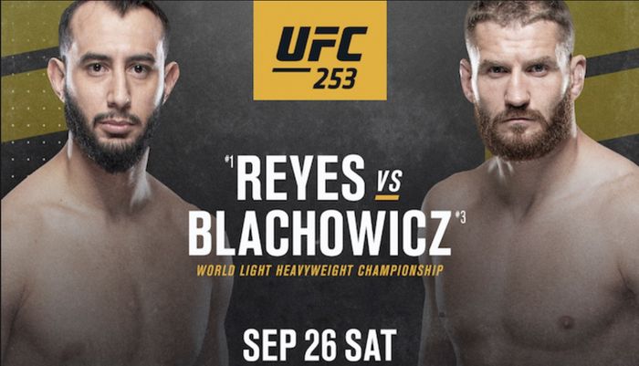 Duel Dominick Reyes vs Jan Blachowicz di UFC 253.