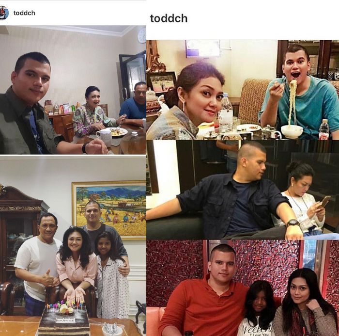 Ruang makan di rumah Bella Saphira