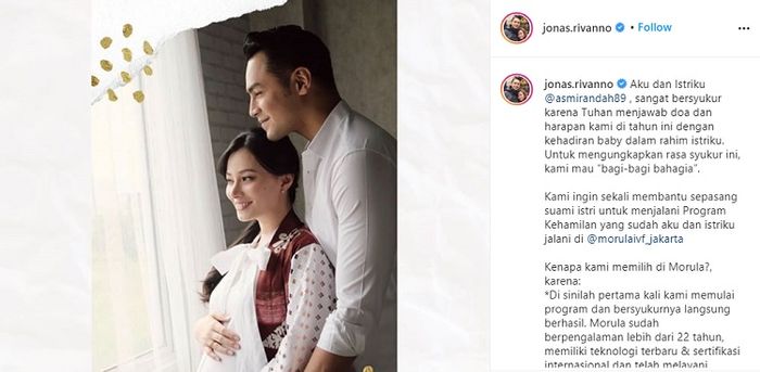Unggahan Jonas Rivanno