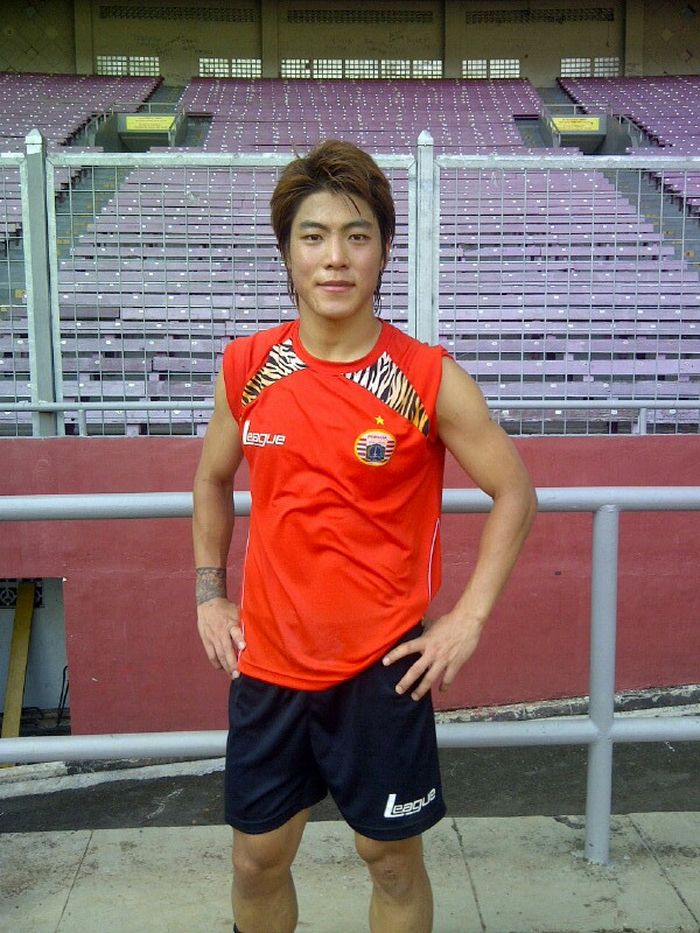 Pemain Persija Jakarta asal Korea Selatan, Jeong Kwan-sik.