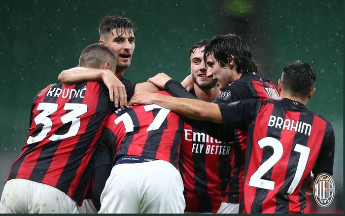 AC Milan mengalahkan Spezia 3-0 dalam lanjutan Liga Italia, 4 Oktober 2020.