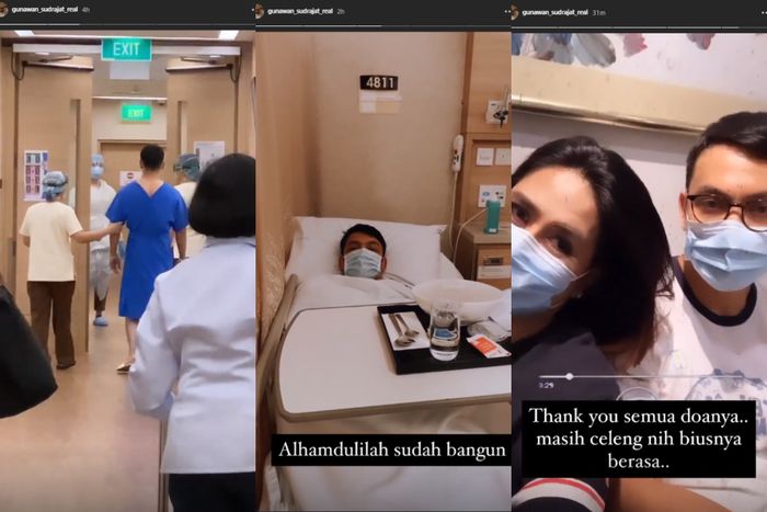 Gunawan Sudrajat usai operasi