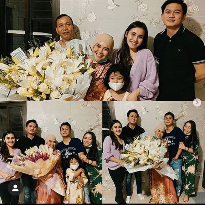 Momen saat <a href='https://kupang.tribunnews.com/tag/ayu-ting-ting' title='Ayu Ting Ting'>Ayu Ting Ting</a> bersanding dengan sosok pria berbaju hitam yang disebut-sebut sebagai jodohnya