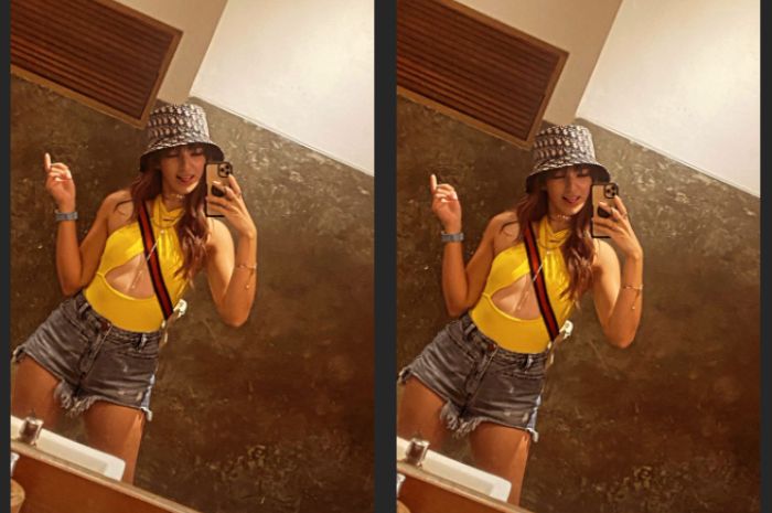 Penampilan seksi hot mom Nia Ramadhani pakai baju terbuka yang curi perhatian