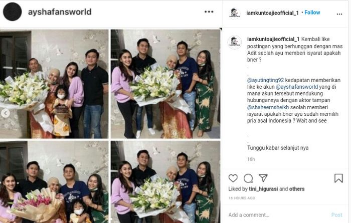 Unggahan akun @iamkuntoajieofficial_01