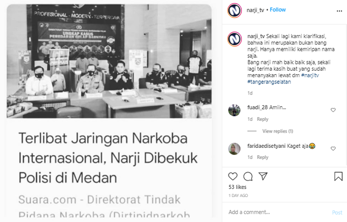 Narji Ngamuk Namanya Disebut Terlibat Jaringan Narkoba Internasional Andhika Pratama Nggak Nyangka Pak Semua Halaman Grid Fame