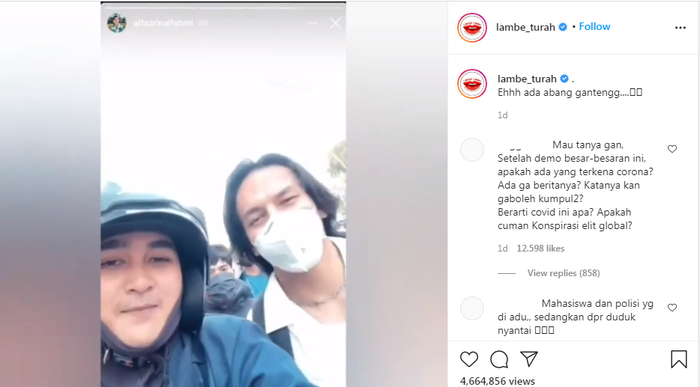 Diduga Ikut Turun Ke Jalan Saat Demo Uu Cipta Kerja Jefri Nichol Berikan Pesan Pada Demonstran Hati Hati Buat Semuanya Semua Halaman Grid Star