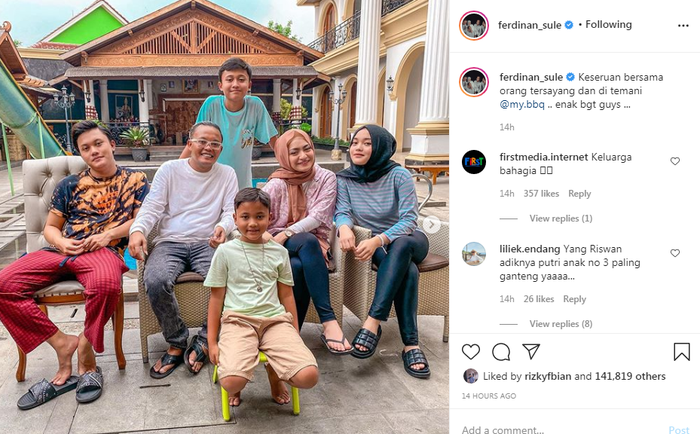 Potret Rizky Febian jadi sorotan

