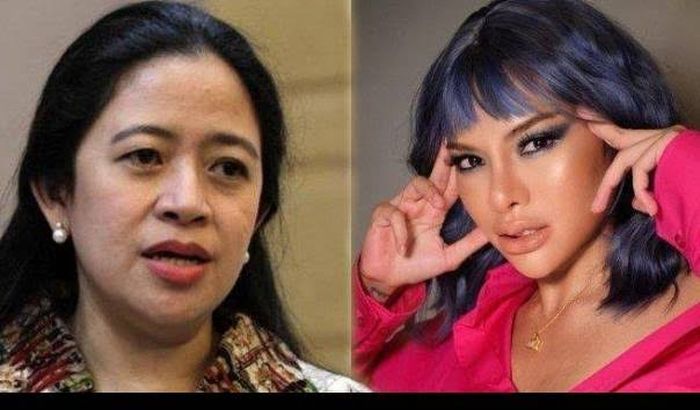 Puan Maharani dan Nikita Mirzani

