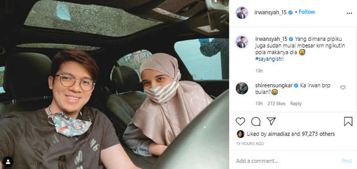 Irwansyah sayang istri