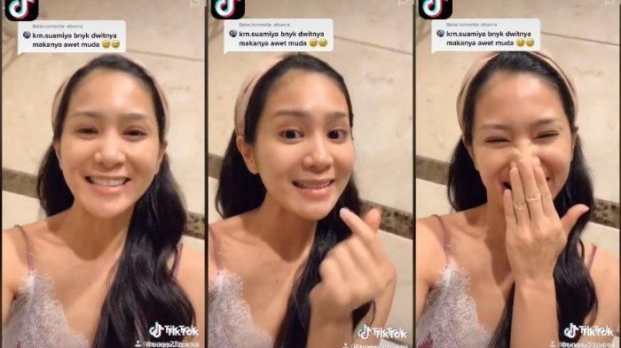 Unggahan video TikTok Bunga Zainal