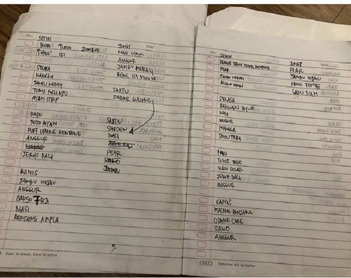 Buku Diary Sarwendah yang ditemukan Ruben Onsu