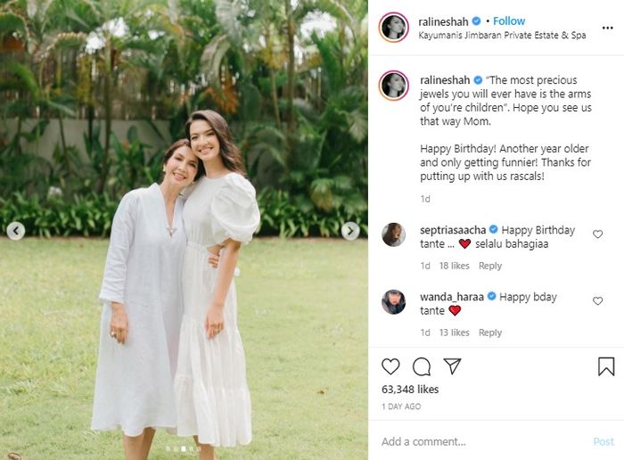Raline Shah dan ibunya
