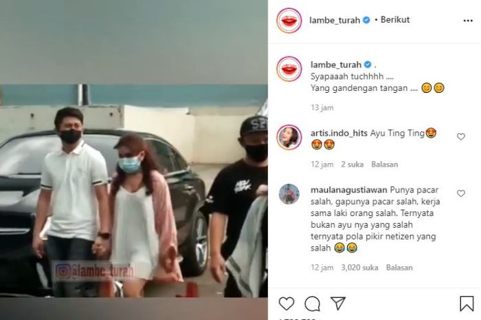 Ayu Ting Ting gandeng pacar barunya