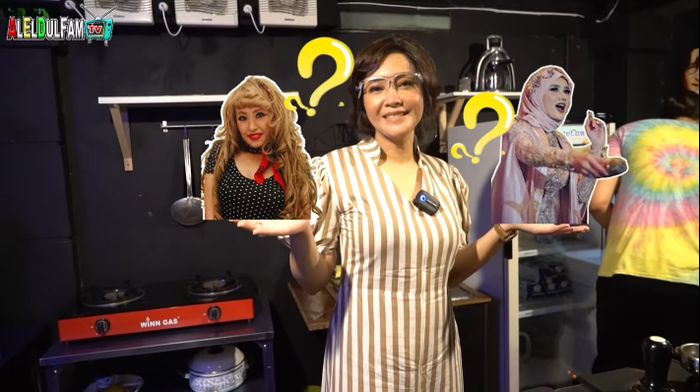 Maia Estianty bersama partner duo Ratu