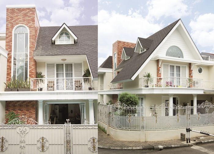 Rumah Loteng Atap Miring Konstruksi ini terdiri dari sepasang sepatu Rumah Loteng Atap Miring Konstruksi ini terdiri dari sepasang sepatu