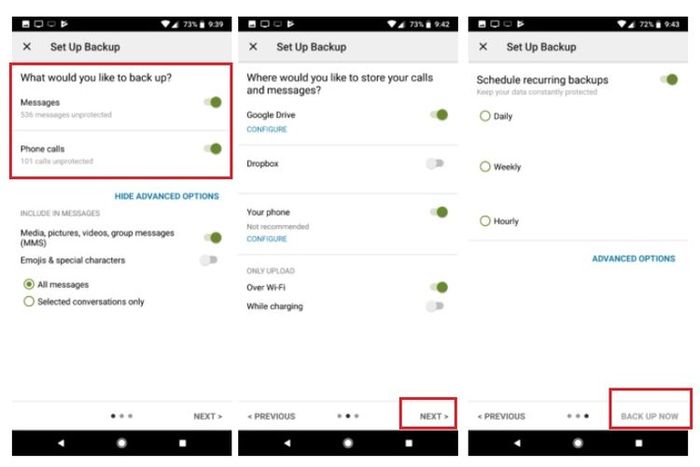 Cara backup SMS menggunakan aplikasi SMS Backup &amp; Restore