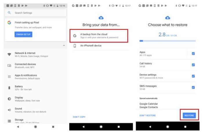 Cara backup SMS ke Google Drive