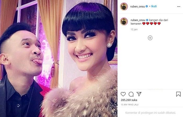 Ruben Onsu ungkap kerinduan pada mendiang Julia PerezInstagram @ruben_onsu