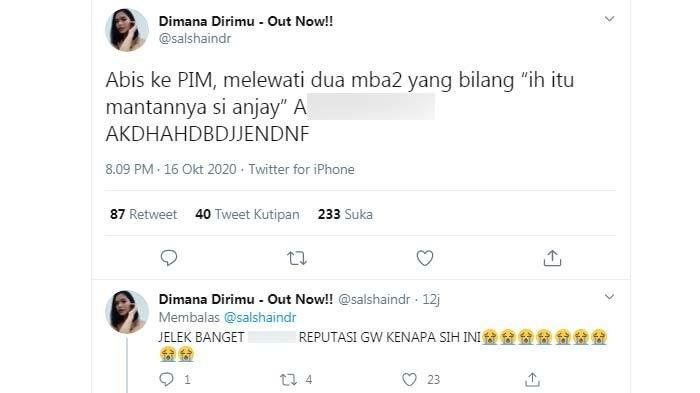 Putri Iis Dahlia, Salsha curhat saat diledek orang di mal lantaran mantan pacarnya, Lutfi Agizal