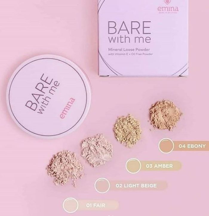 Emina Bare with Me Mineral Loose Powder. 