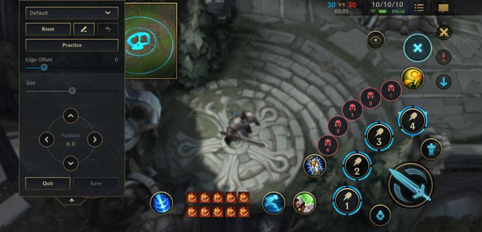 Kustomisasi kontrol di Wild Rift